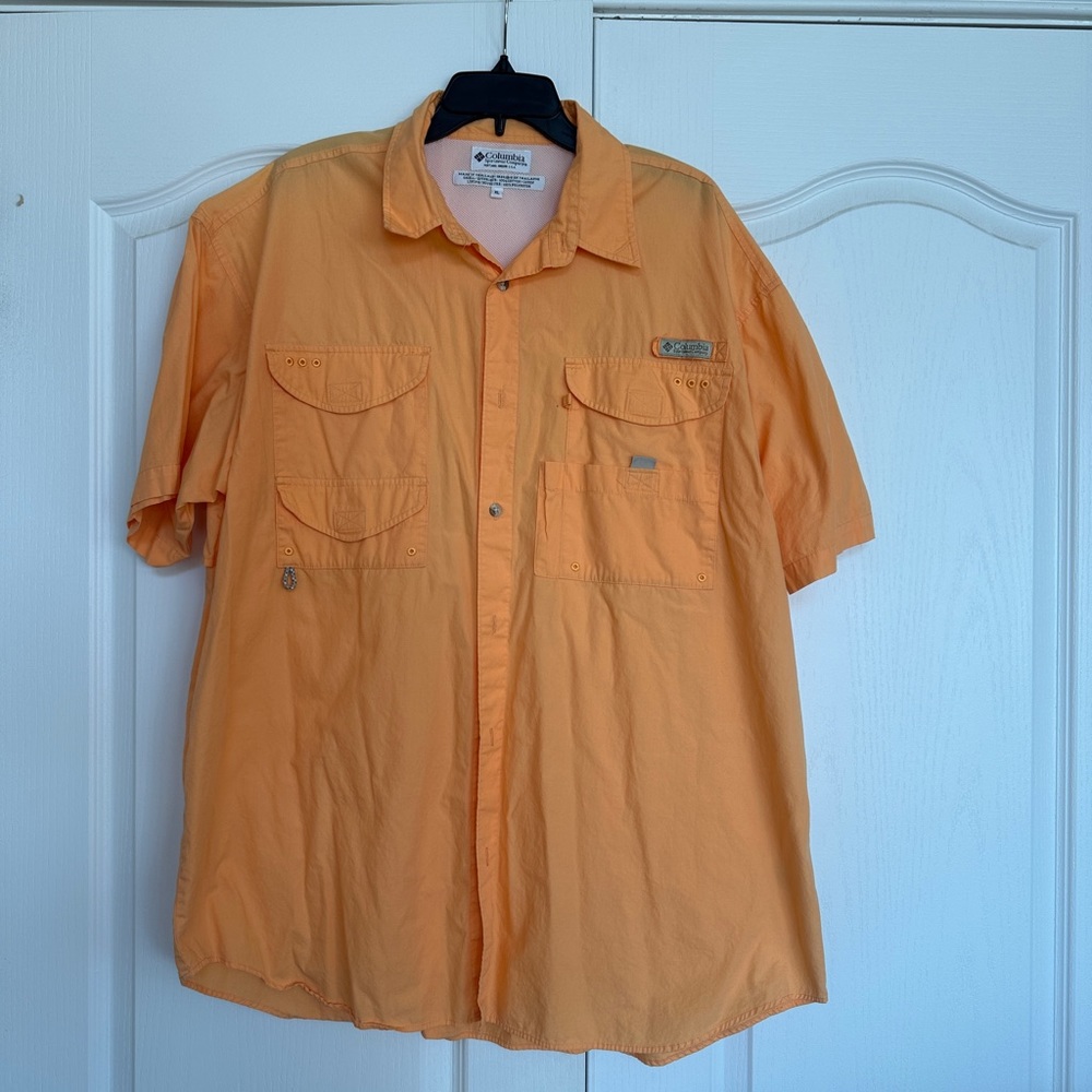 Columbia PFG Mens Out Door Short Sleeve Size XL